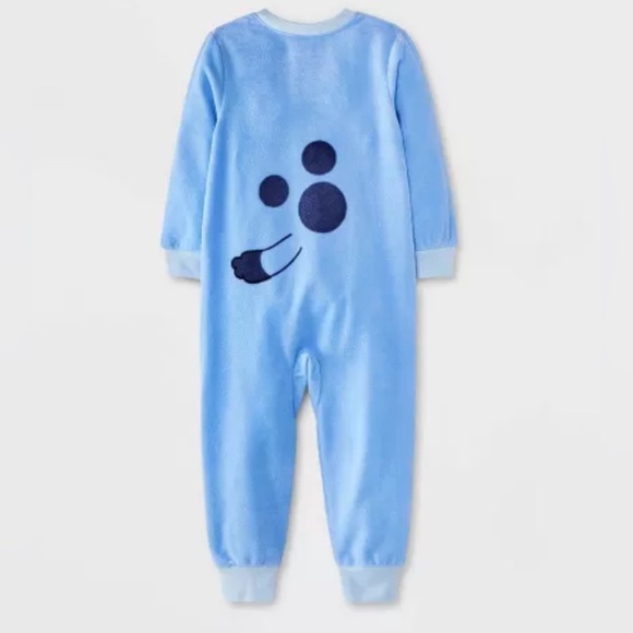 Disney Bluey Toddler/Infant Boys Blanket Sleeper Footed Pajamas W/ Hat NWT - Picture 2 of 4
